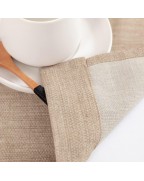 Taupe Linen and Cotton Blend Curtains
